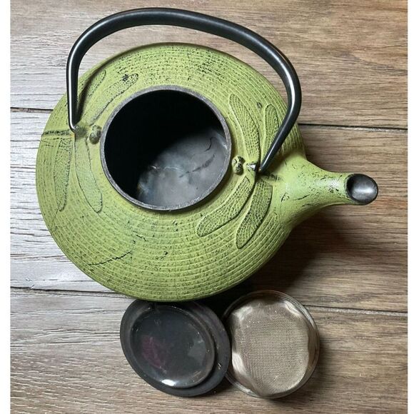 Vintage Asian Cast Iron Tea Kettle - Picture 4 of 7